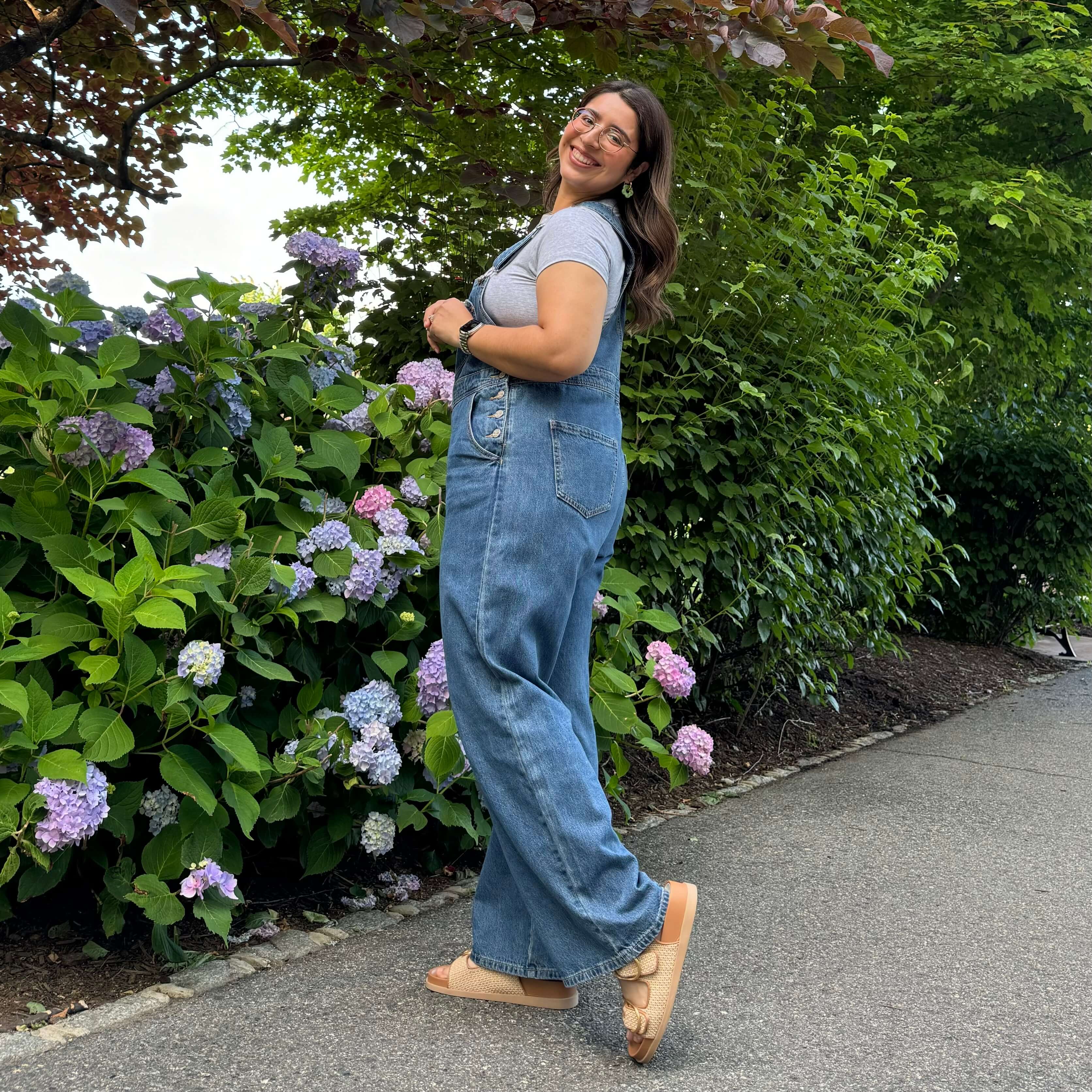 29" Inseam Overall Jeans - Medium Wash *Clearance Sale*