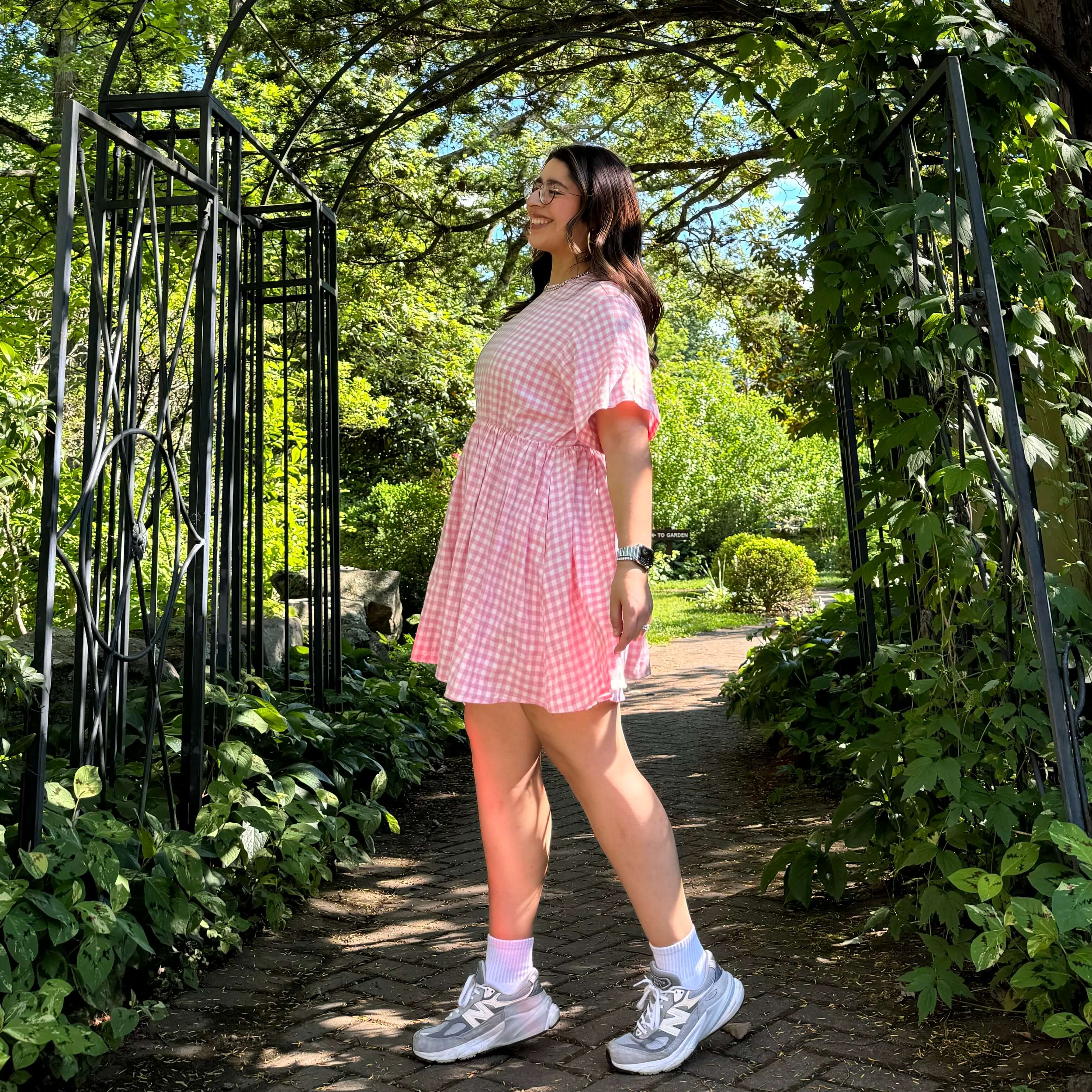 Gingham Dress - Cherry Blossom *Clearance Sale*