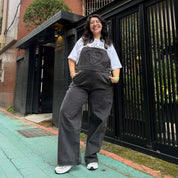 29" Inseam Overall Jeans - Dark Gray *Clearance Sale*
