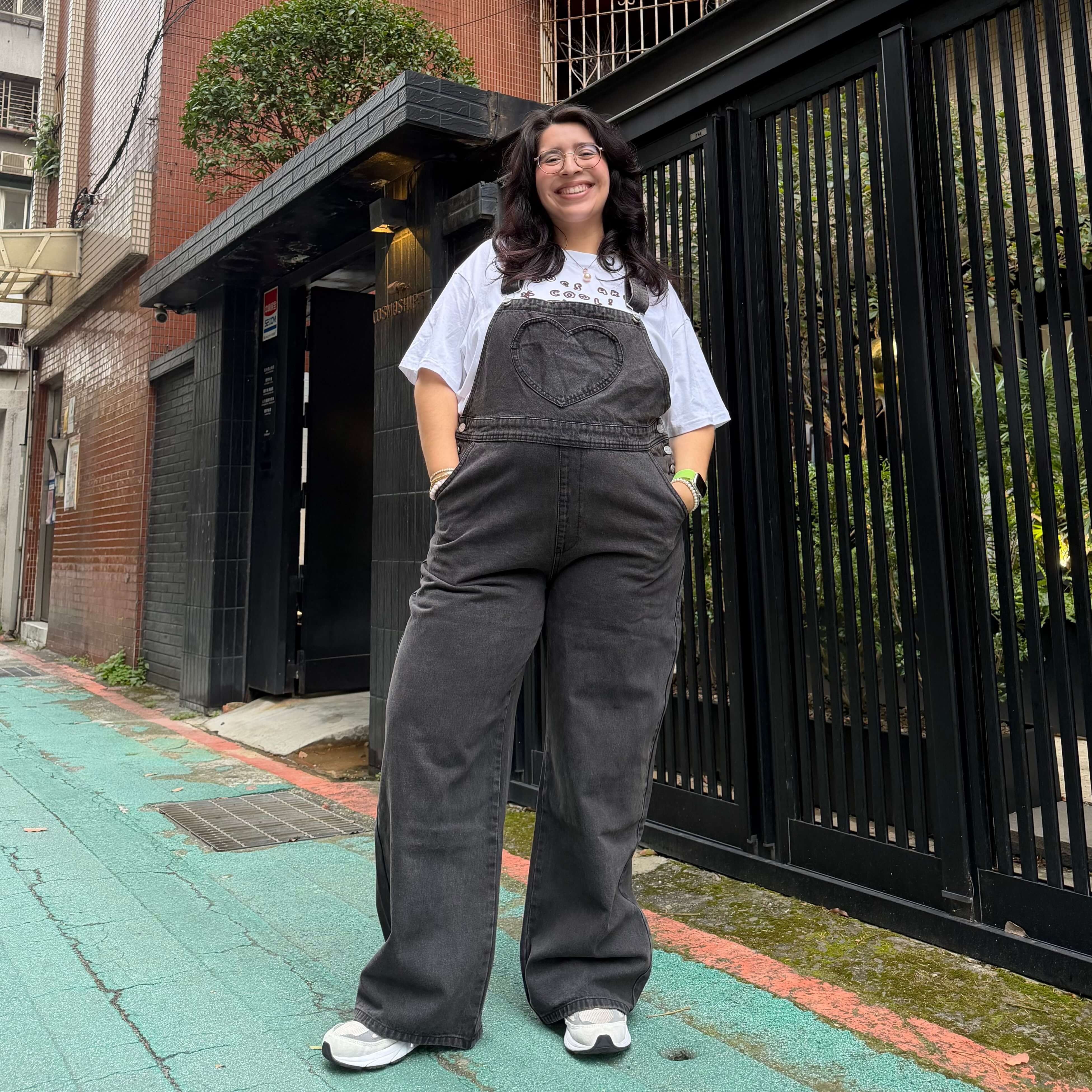 29" Inseam Overall Jeans - Dark Gray *Clearance Sale*