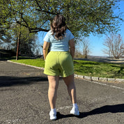 Uptown Girl Shorts - Matcha