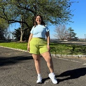 Uptown Girl Shorts - Matcha