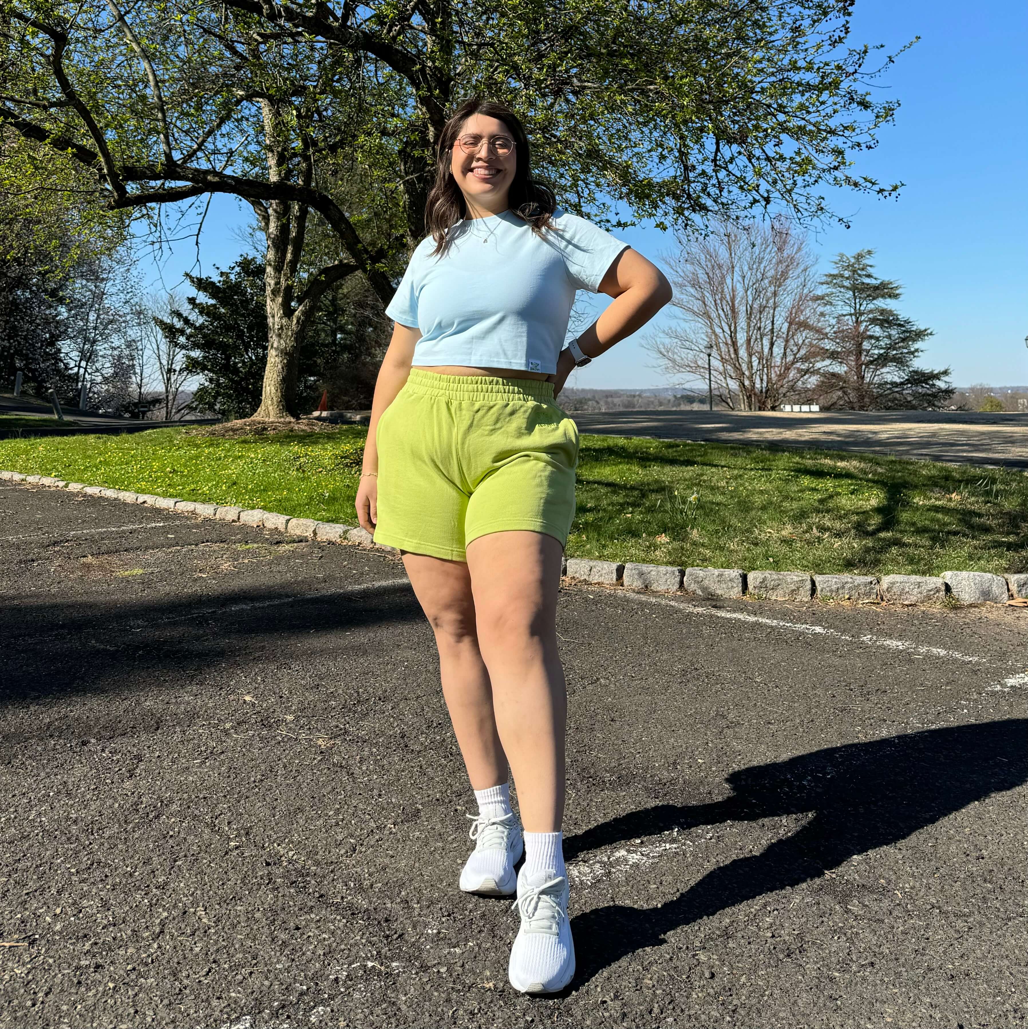 Uptown Girl Shorts - Matcha