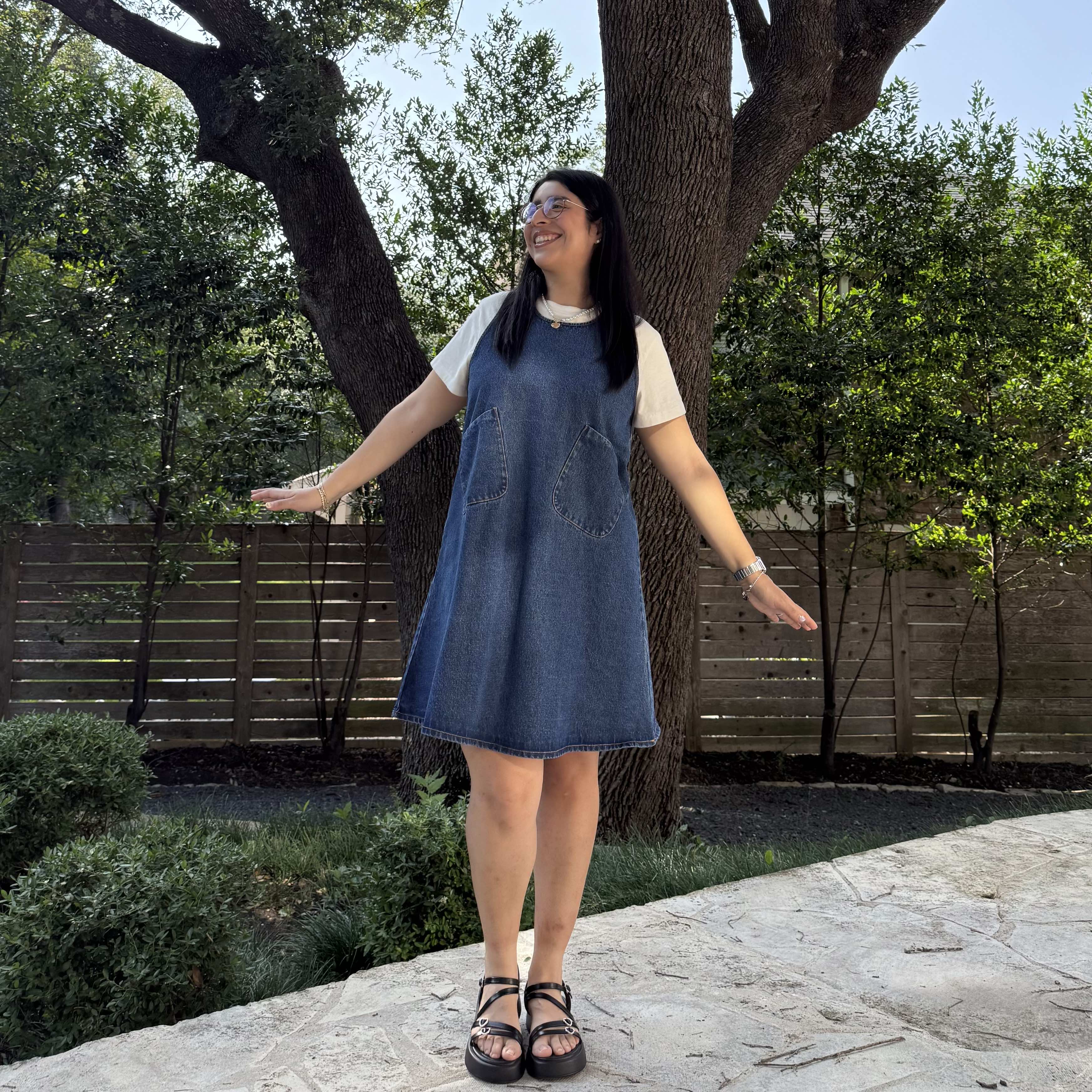 Denim Dress - Medium Wash *Clearance Sale*