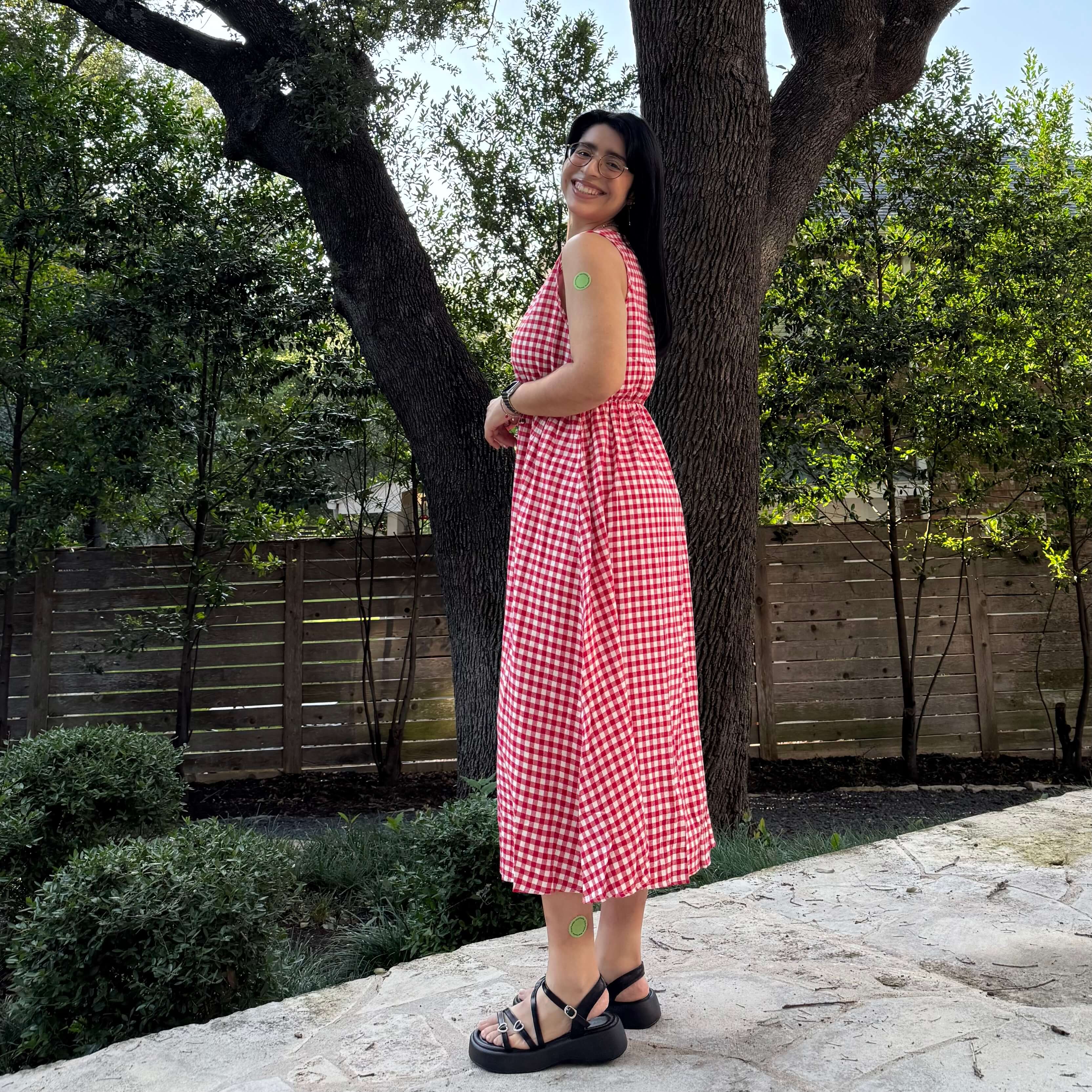 Sleeveless Midi Dress - Tomato *Clearance Sale*