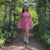 Gingham Dress - Tomato *Clearance Sale*